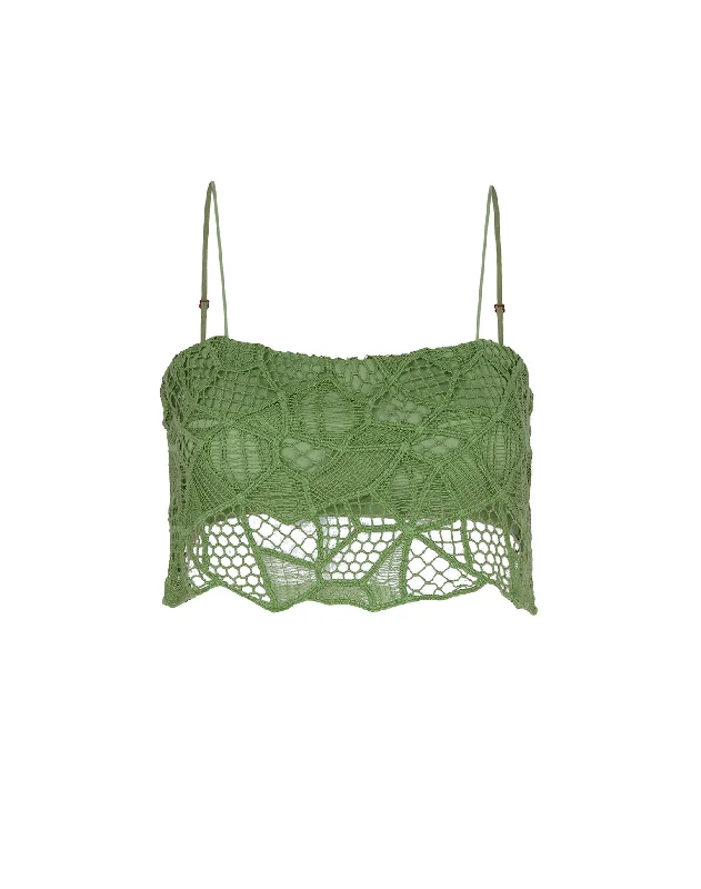 Clearance Sale, All Cheap Hollie Cropped Top - Aloe