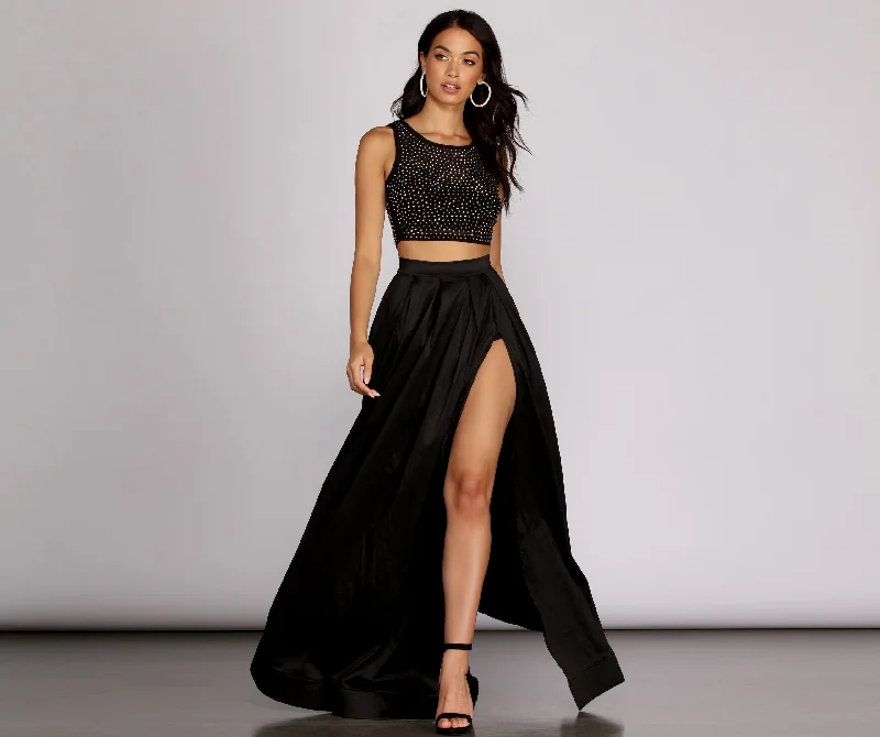Flash Weekend Discounts – Shop Now Naomi Formal Top & Skirt Set
