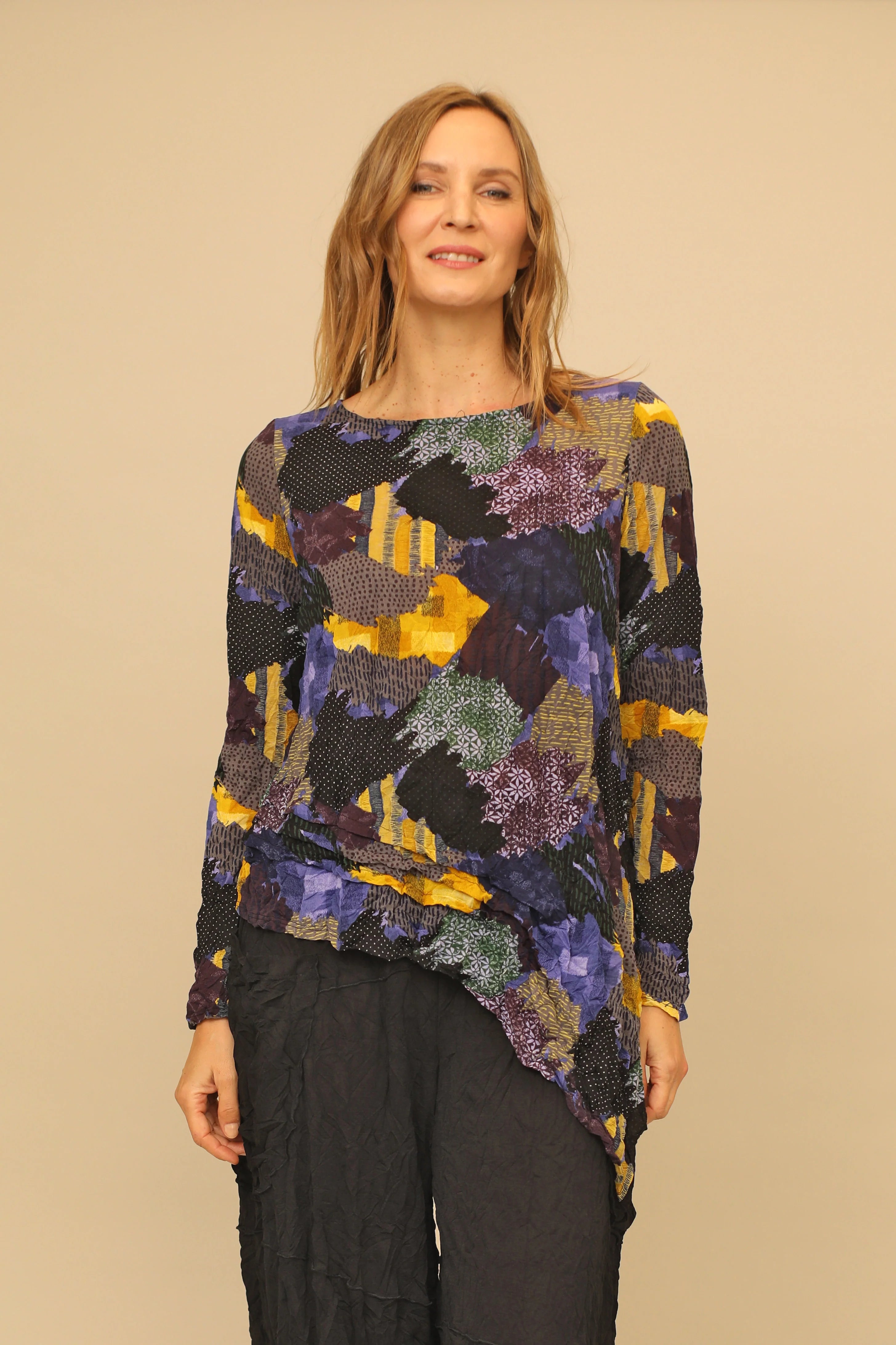 Big Savings On Must-Have Items Thora Crinkle Top - Purple Patch