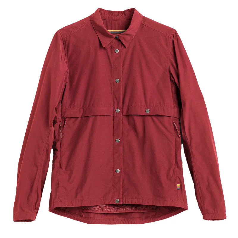 Women's Fashion Clothes Fjallraven x Specialized Womens Riders Wind Jacket Pomegranate Red Women's Fashion Clothes Fjallraven x Specialized Womens Riders Wind Jacket Pomegranate Red