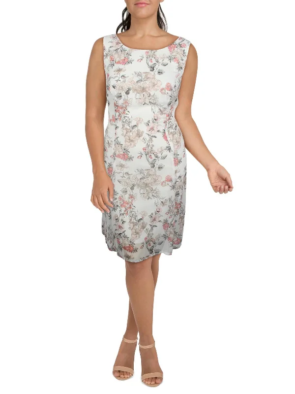 Clothing Online Plus Womens Chiffon Floral Shift Dress