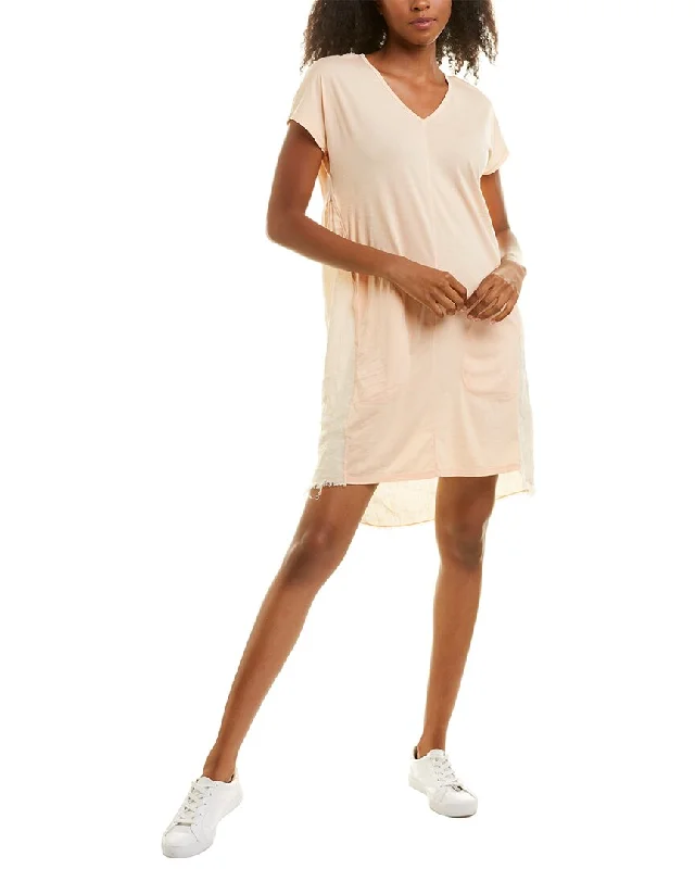 Chic Women's Garments XCVI Glennon V-Neck Linen Panel Dress