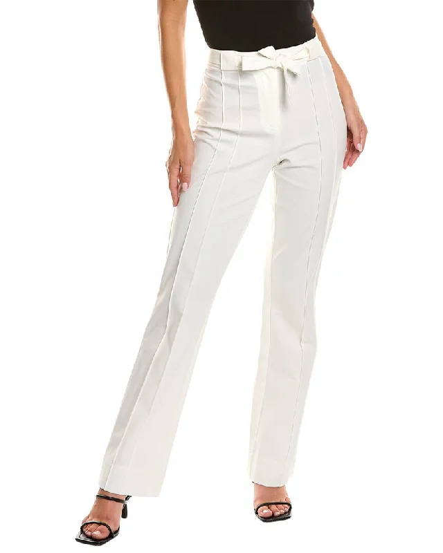 Casual Attire For Women Donna Karan Luxe Tech Belted Seam Pant