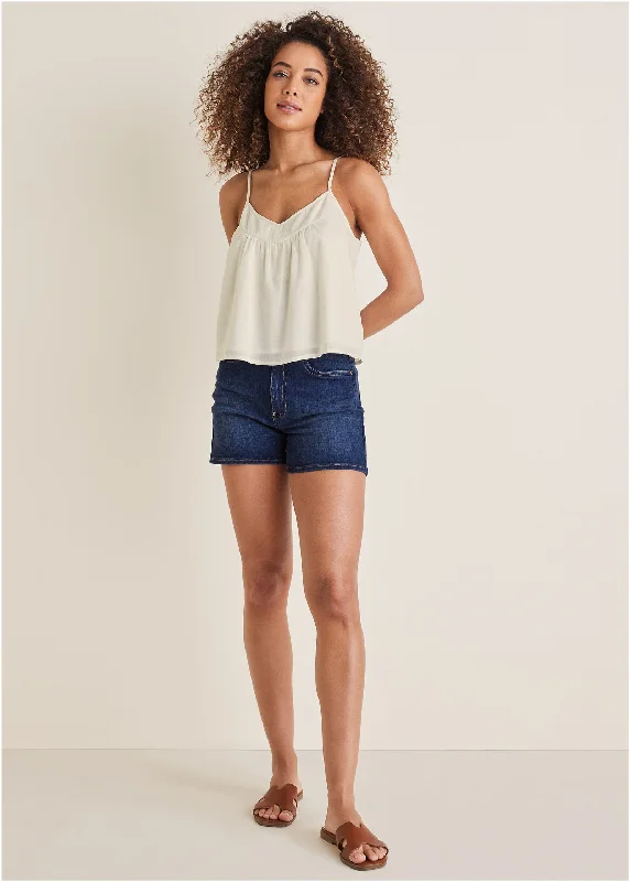Women's Timeless Attire Naomi Denim Shorts - Dark Wash